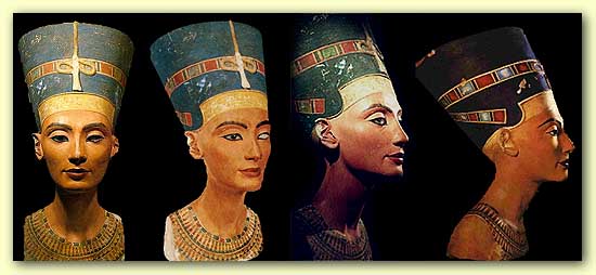 The famous Berline Statue of Nefertiti