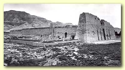 Medinet Habu, the mortuary temple of Ramesses III