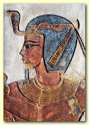 A depiction of Ramesses III from his tomb on the West Bank at Thebes